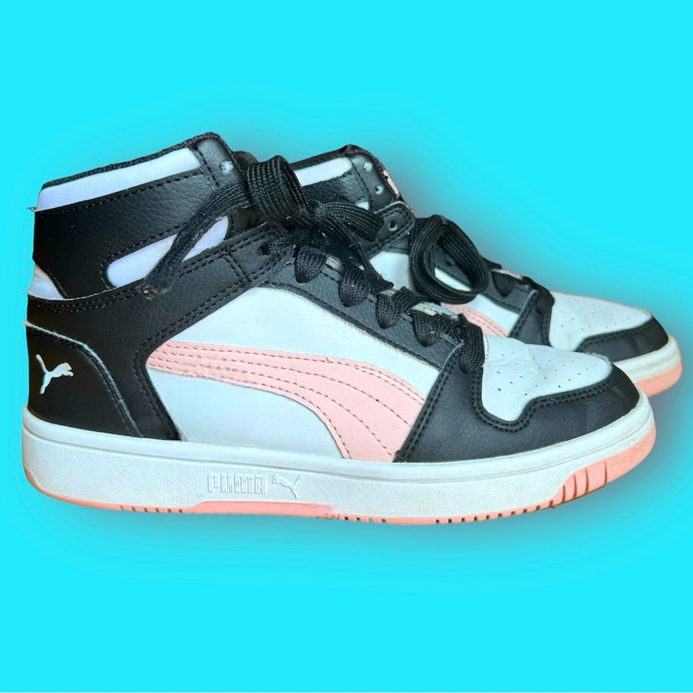 Kids Puma High Top Sneakers (4)